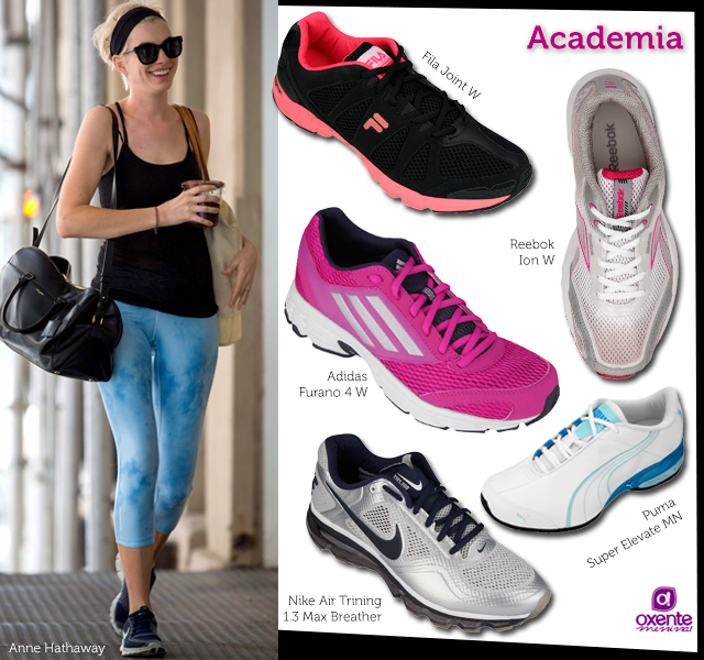 tenis adequado para academia